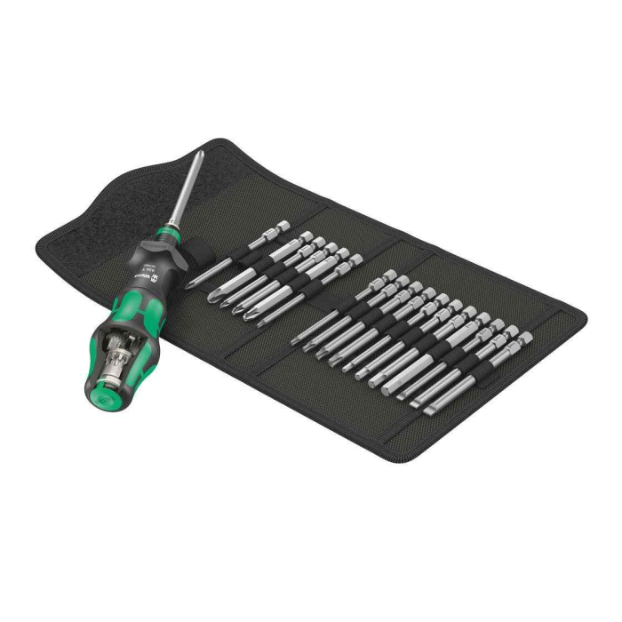 Set surubelnita si biti Kraftform Kompakt Turbo 1 Wera 05057482001, 19 piese [3]