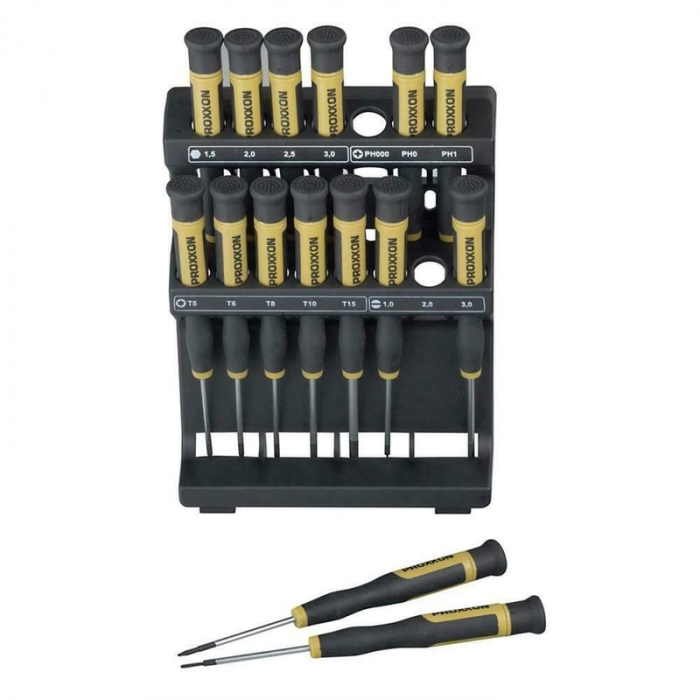Set surubelnite de precizie Micro-Driver Proxxon 28148, 15 piese [2]