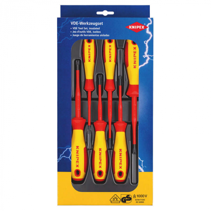Set surubelnite electrician Knipex 00 20 12 V05, 6 piese [3]