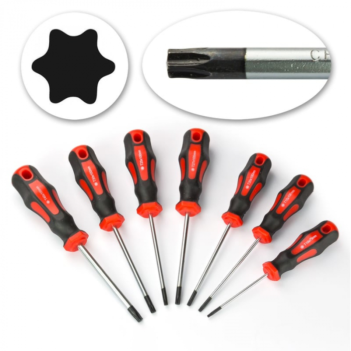 Set surubelnite Torx Dema 20190, T10-T40, 7 piese [2]