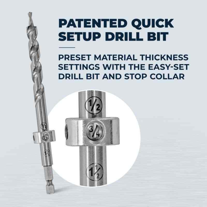 Sistem de ghidare pentru gaurire la unghi in lemn Kreg KPHJ520PRO2-INT [11]