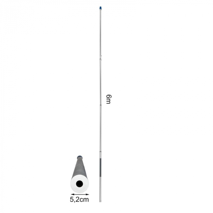 Stalp telescopic pentru steag Grafner 20554, 6.3 m [2]