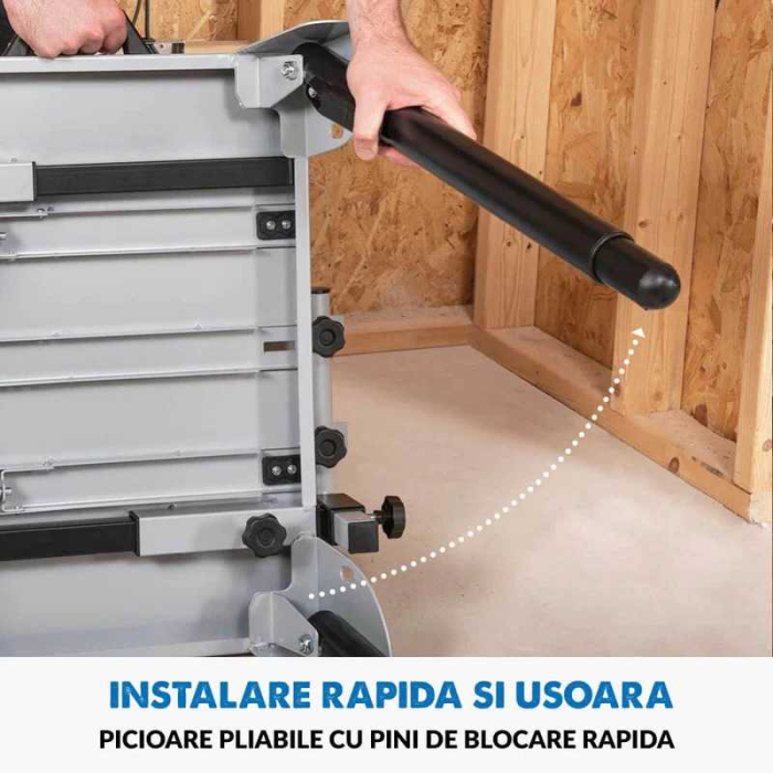 Stand de lucru pentru fierastrau circular cu prindere universala Evolution 005-0002, 225 Kg, 815 mm [7]