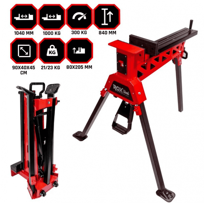 Stand de lucru portabil ROX Wood 153ROX0194, 300 Kg [2]