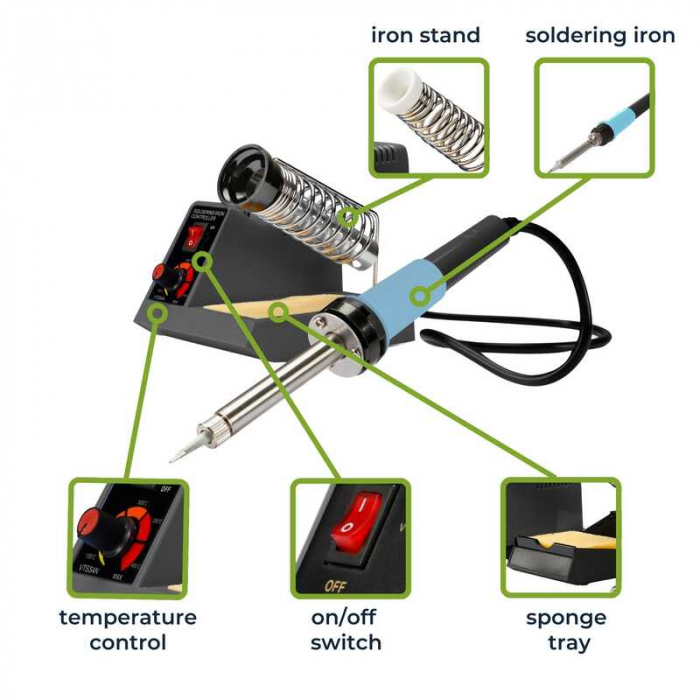 Statie de lipit VTSS4N, 48 W, 450 °C [3]