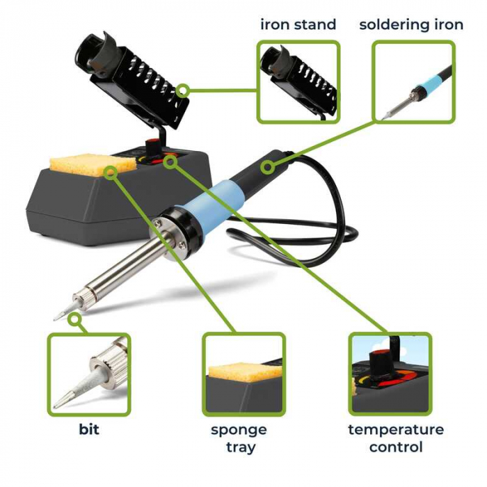 Statie de lipit Velleman VTSS5, 50 W, 480 °C [2]