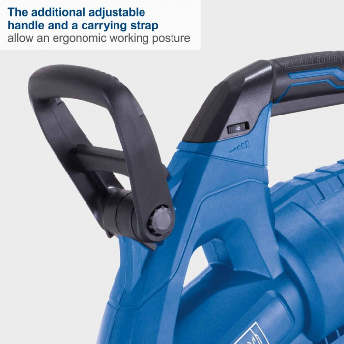 Suflanta frunze electrica fara acumulator BC-BLV720-X Scheppach 5912105900, 2x20 V, 210 km/h [2]