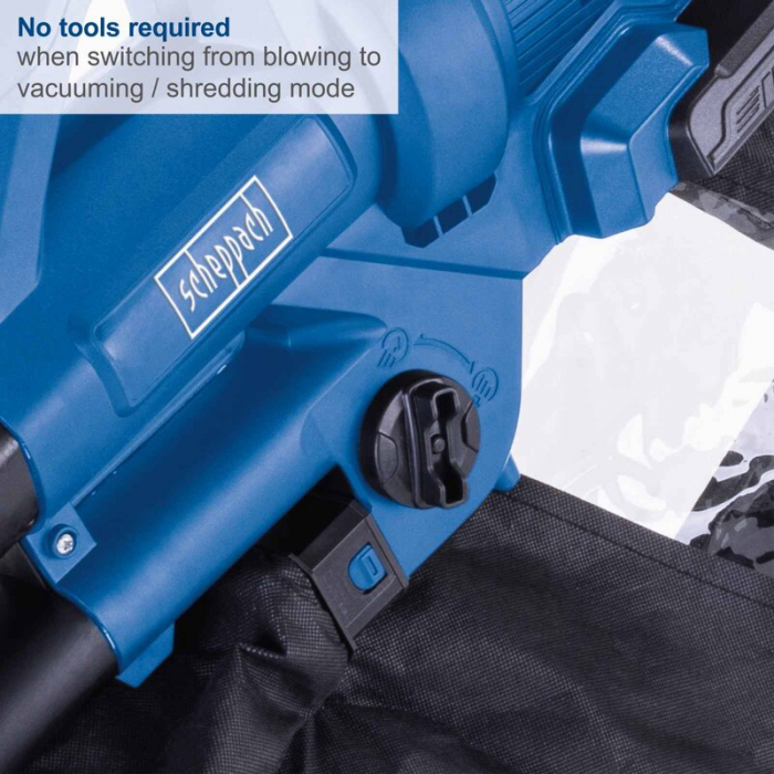 Suflanta frunze electrica fara acumulator BC-BLV720-X Scheppach 5912105900, 2x20 V, 210 km/h [3]