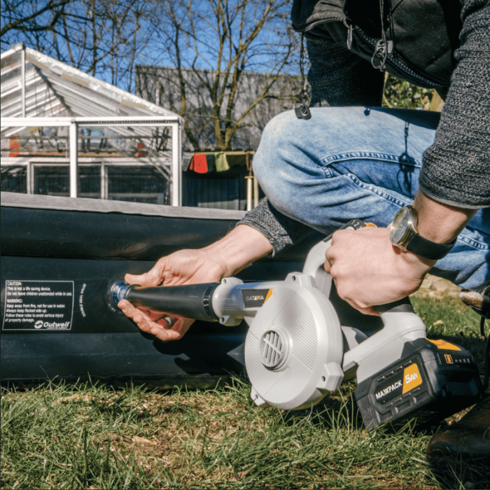 Suflanta frunze electrica multifunctionala fara acumulator MaxxPack Batavia 7063963, 18 V, 18000 rpm [4]