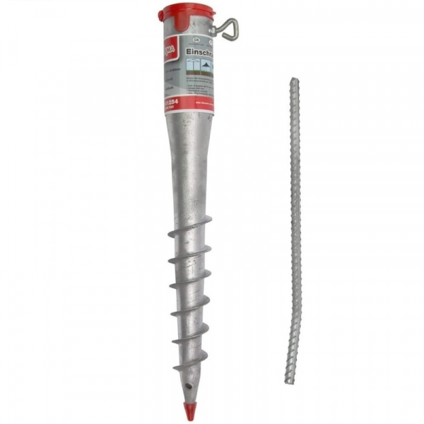 Suport ancora stil burghiu pentru umbrele, stalpi, EBH 600 Dema 41254, Ø25-55 mm [2]