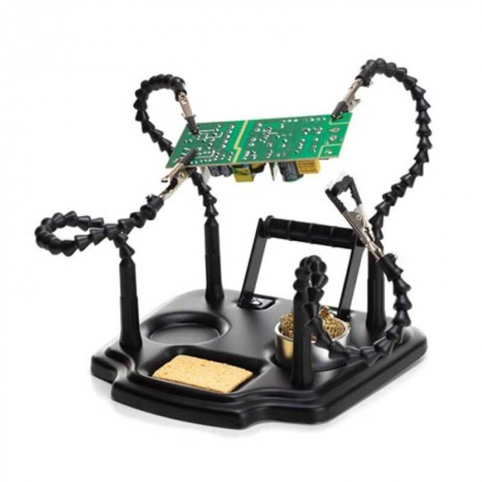 Suport de placi circuite cu 4 clesti Velleman VTHH7 [2]