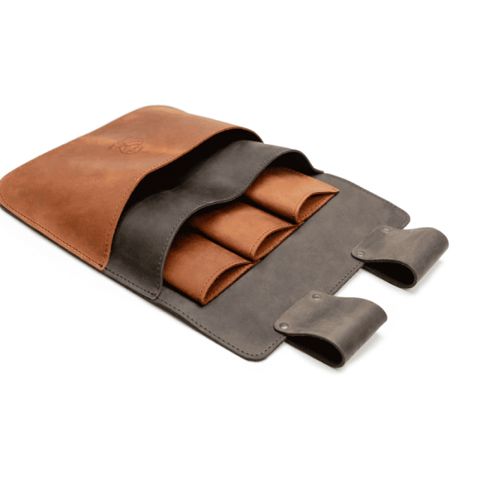 Suport pentru scule din piele BeaverCraft LC B0 01, 8 buzunare [4]