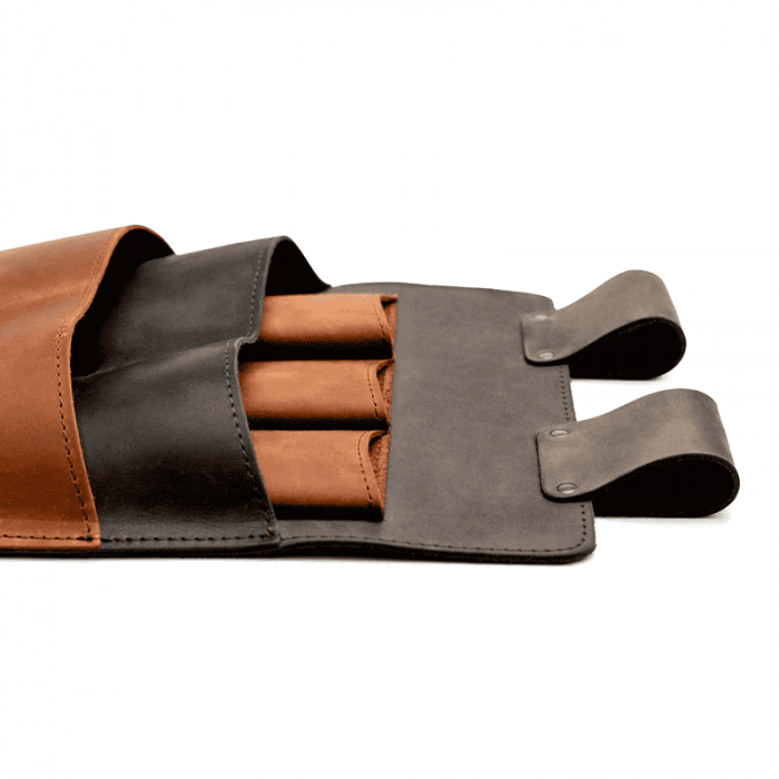 Suport pentru scule din piele BeaverCraft LC B0 01, 8 buzunare [5]