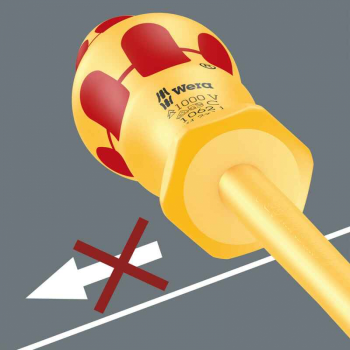 Surubelnita dreapta pentru electrician 1060 i Wera 05051582001, 3.5x181 mm [6]