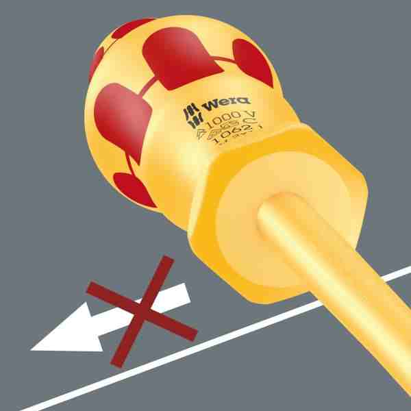 Surubelnita dreapta pentru electrician 1060 i Wera 05051583001, 4x200 mm [2]