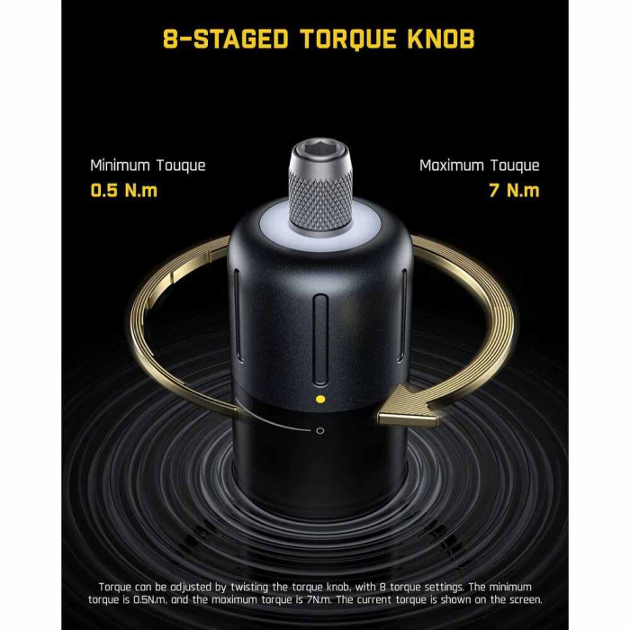 Surubelnita electrica cu acumulator plus biti S1 Apex Deluxe Fanttik S1APEX, 3.7 V, 2.5 Ah [6]