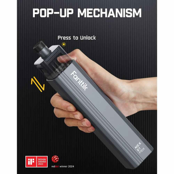 Surubelnita electrica cu acumulator plus biti E1 Max Fanttik NEXE1MAX, 3.7 V, 350 mAh, 53 piese [3]