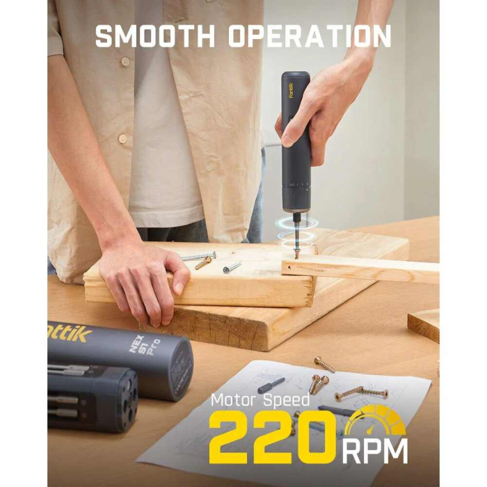 Surubelnita electrica cu acumulator plus biti Nex S1 Pro Fanttik KITNEXS1PRO, 5 V, 2 Ah [4]