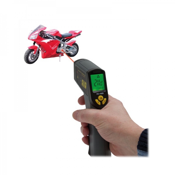 Termometru cu infrarosu, multifunctional non-contact Dema 94166, de la -40 °C la +580 °C [5]