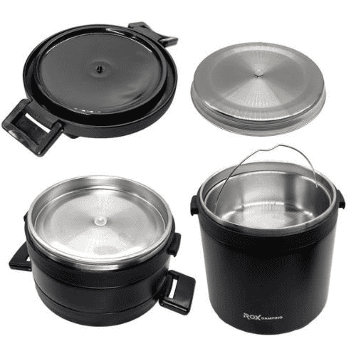 Termos pentru alimente Rox Wood 153CAMP2200, 2.2 L [4]