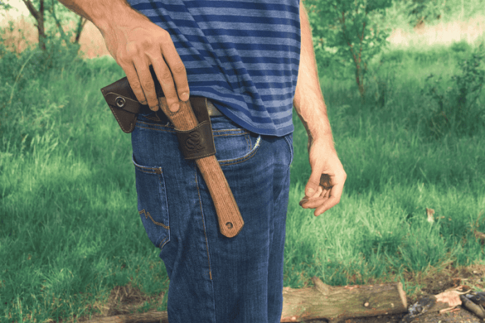 Toporisca cu maner de lemn BeaverCraft AX1, 600 gr [8]