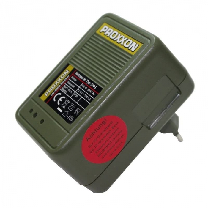 Transformator pentru masina de gravat Micromot GG 12 Proxxon PRXN28635-011, 12 V, 0.5 A casaidea.ro