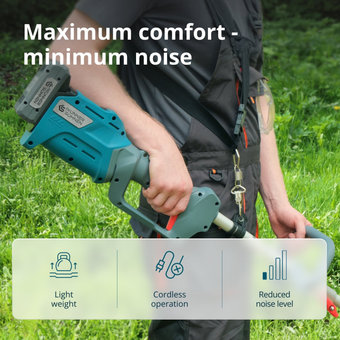 Trimmer de tuns iarbă cu acumulator KS BCT-20V [3]