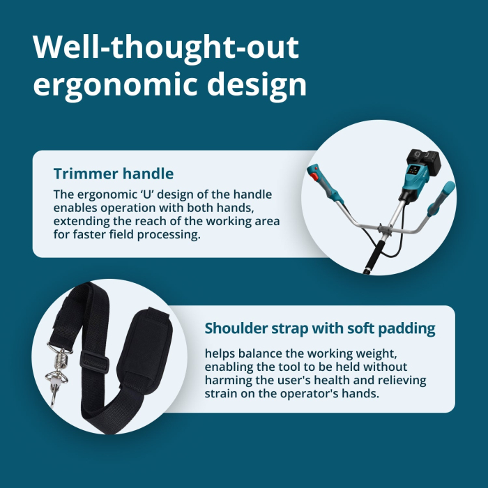 Trimmer de tuns iarbă cu acumulator KS BCT-40V [6]