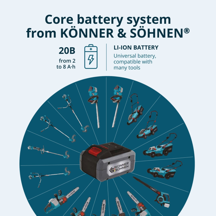 Trimmer de tuns iarbă cu acumulator KS BCT-40V [8]