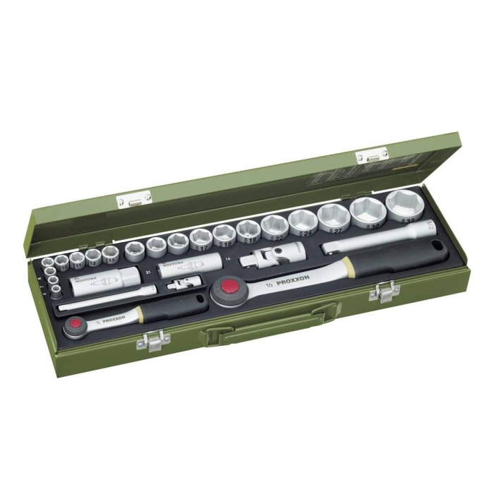 Trusa chei tubulare Proxxon 23020, 1/4"-1/2", 27 piese [1]