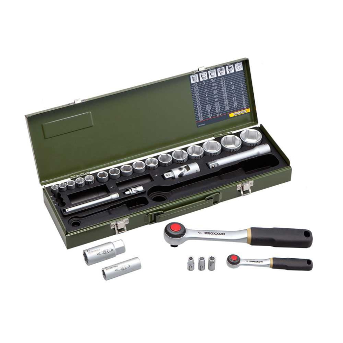 Trusa chei tubulare Proxxon 23020, 1/4"-1/2", 27 piese [3]