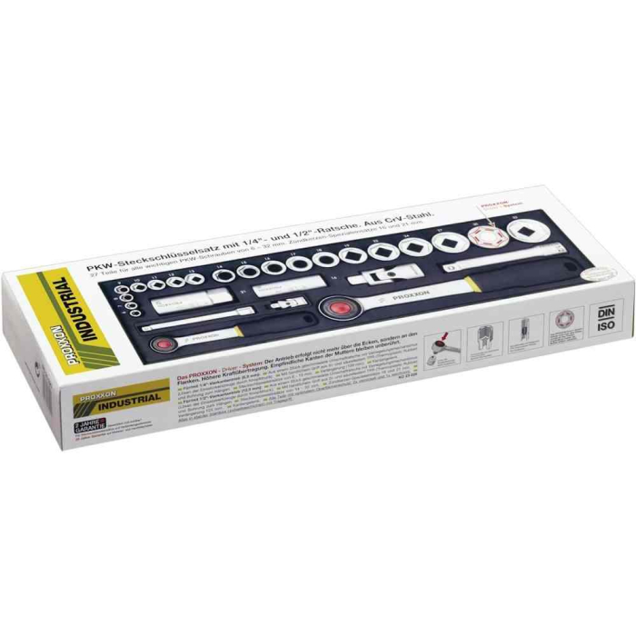 Trusa chei tubulare Proxxon 23020, 1/4"-1/2", 27 piese [6]