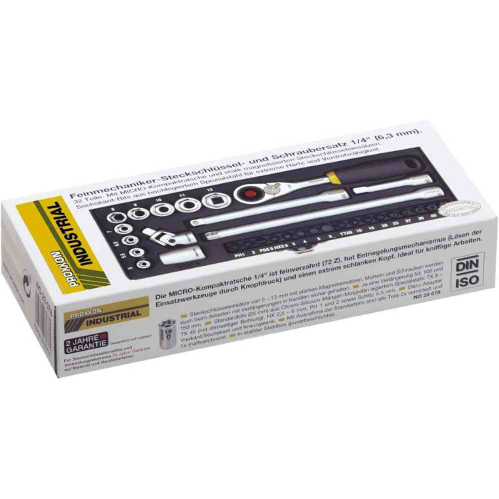 Trusa chei tubulare Proxxon 23078, 1/4", 32 piese [7]