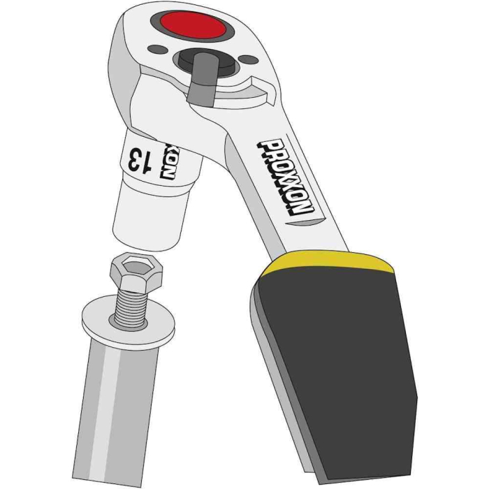 Trusa chei tubulare Proxxon 23286, 1/4"-1/2", 65 piese [4]