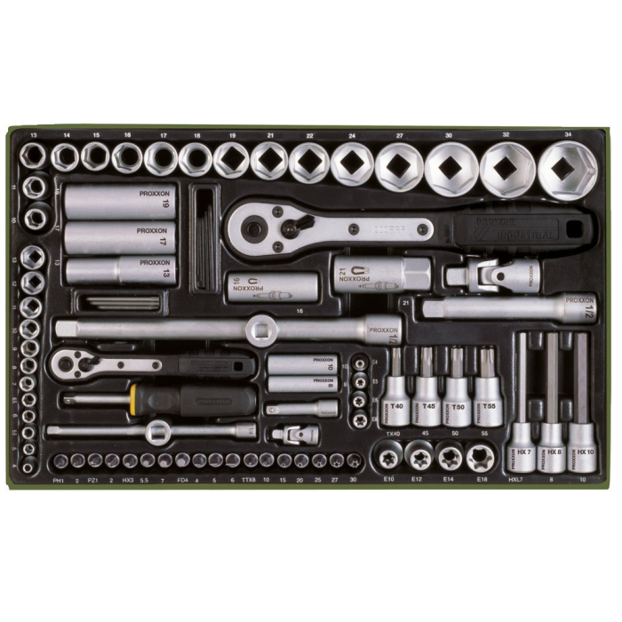 Trusa chei tubulare Proxxon 23640, 1/4"-1/2", 86 piese [6]