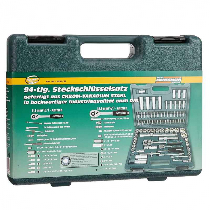 Trusa chei tubulare si biti Mannesmann 98410, 94 piese [8]