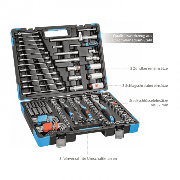 Trusa combinata de scule GWZK 157 Gude 39003, 157 piese [8]