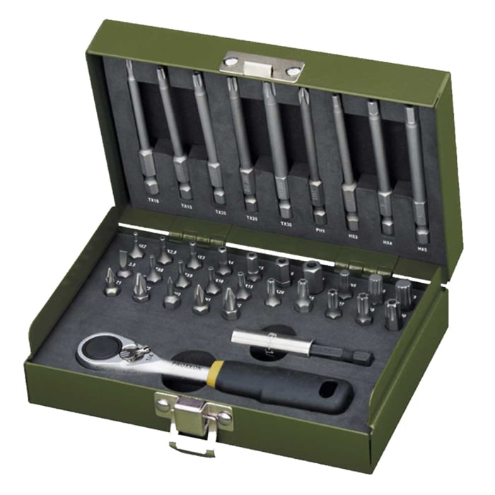 Trusa de biti 1/4" Proxxon 23109, 36 piese [1]