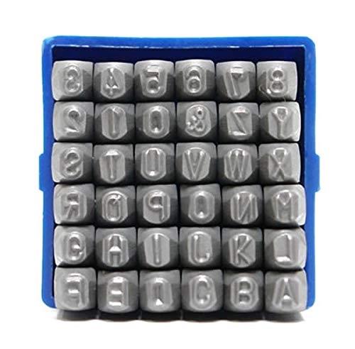 Trusa de poansoane cu litere si cifre Dema 18502, 4 mm, 36 piese [3]
