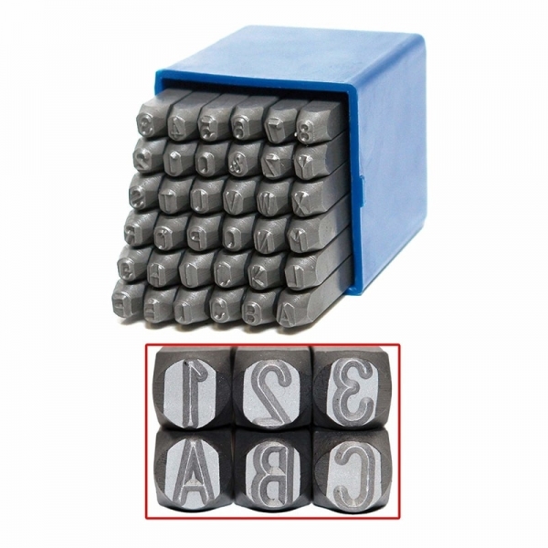 Trusa de poansoane cu litere si cifre Dema 18502, 4 mm, 36 piese [2]