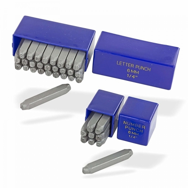 Trusa de poansoane cu litere si cifre Dema 18503, 6 mm, 36 piese [2]