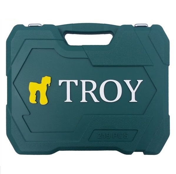 Trusa chei tubulare si biti Troy 26104, 219 piese [3]