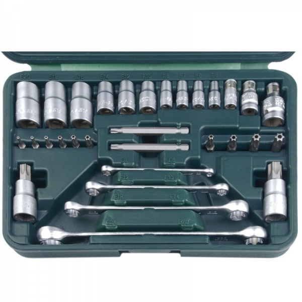 Trusa chei tubulare Mannesmann 29130, 31 piese, TX interior si exterior [2]