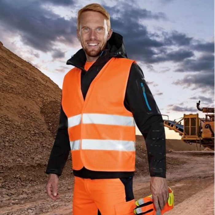 Vesta reflectorizanta ProHand HI-VIS2-O-XL, portocalie, XL [8]