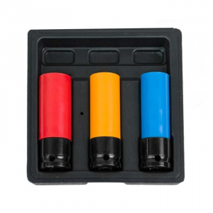 Chei - Set tubulare impact pentru vulcanizare 26157, 1/2'', 3 piese