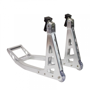 Cric Hidraulic - Stand motocicleta din aluminiu pentru roata din fata Dema 24195, 225 Kg