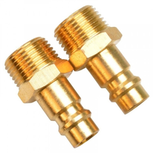 Scule Pneumatice - Set conectori aer comprimat cu filet exterior AG Gude 41026, 3/8", 2 bucati