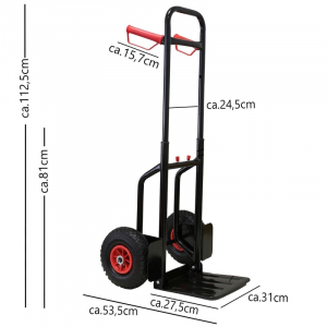 Carucior de mana pliabil Grafner 14471, 200 Kg [4]