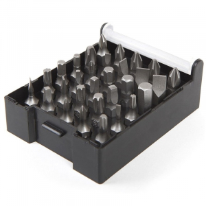 Set surubelnita cu clichet si biti Workpro W021407, 32 de piese [2]