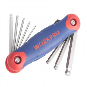 Imbusuri - Set chei imbus Hex Workpro W022006, gradatie imperiala, 9 piese